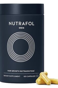 Nutrafol Men Hair Growth Supplement – Clinically Tested, Dermatologist Recommended – 1 Month Supply